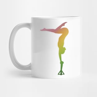 An acrobat doing a yogi Mug